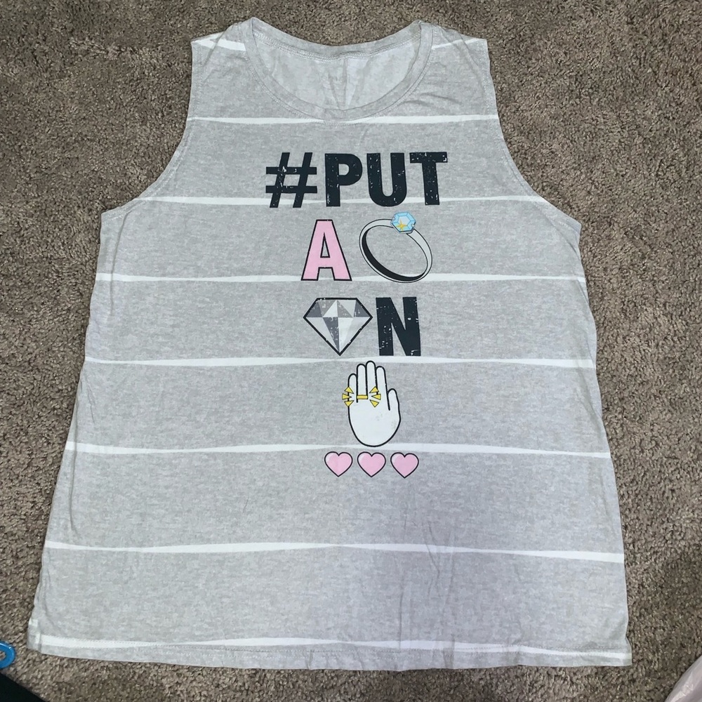 “Put a ring on it” Emoji Shirt Cotton soft tee
